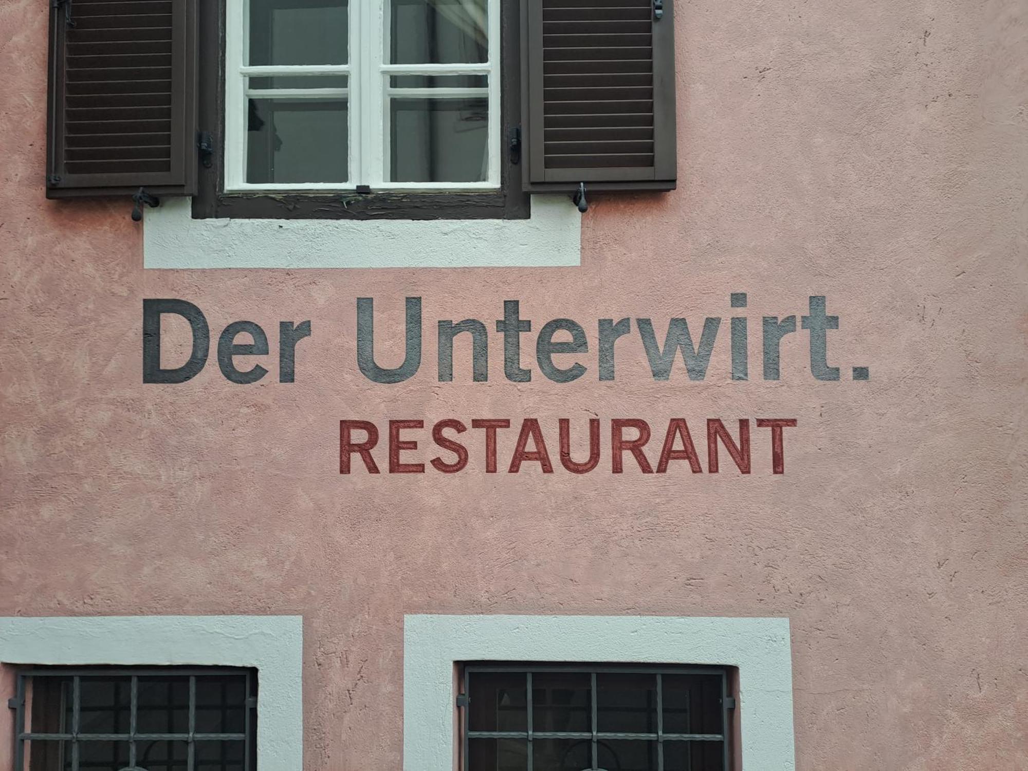 Der Unterwirt Guesthouse And Restaurant Chiusa Eksteriør billede